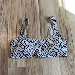 Polka dot bikini top